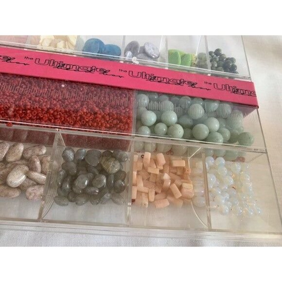 The Ultimate Bead Box for Jewelry Making Stone Glass Shells Set - Picture 3 of 5